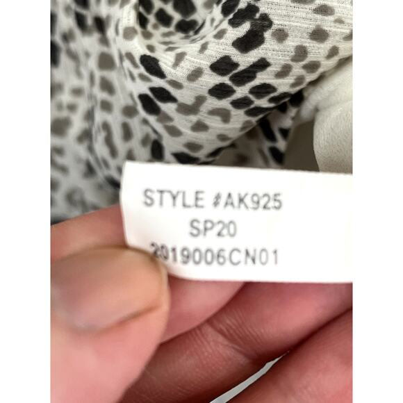 NWT J. Crew women's snake print smocked dress, size XXS - Picture 8 of 15